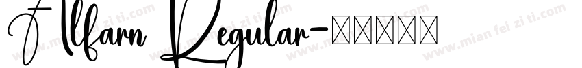 Alfarn Regular字体转换